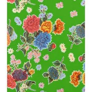  Lime Mums Oilcloth Fabric Arts, Crafts & Sewing