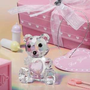   Choice Crystal Collection Teddy Bear Figurines   Girl