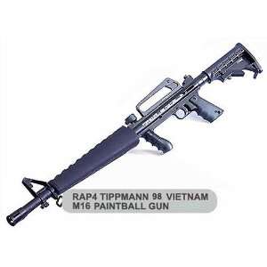 Tippmann 98 VietNam M16 Paintball Gun Package with Marker  