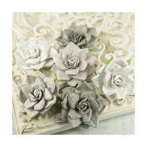  Prima Flowers Arcadian Mulberry Paper Flowers With Glitter 