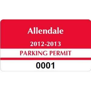  Parking Labels   Design CD11 Reflective Permanent Permit 