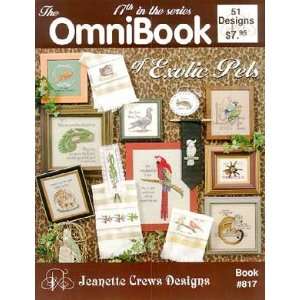   Omnibook of Exotic Pets   Cross Stitch Pattern Arts, Crafts & Sewing