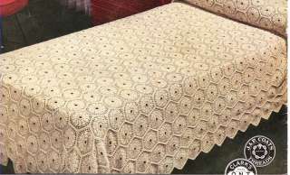 Crochet MOTIF BLOCK Barbary Round Bedspread Pattern  