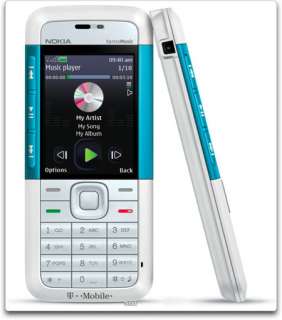 Nokia 5310 XpressMusic Phone, White/Aqua (T Mobile)