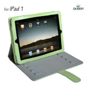  Gilsson Apple iPad1 PU Leather Adjustable Stand Case Cover 