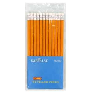 12Pk. #2 Yellow Pencil Case Pack 72   893030 Patio, Lawn 