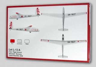 LET L 13A BLANIK 2 Seat Sailplane 1/72 Profiline #7001  