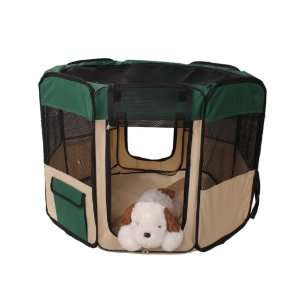   Play Pen Playpen Green for Pet Dog Cat Small S size