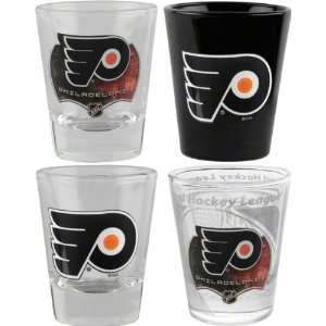  Philadelphia Flyers 3D Logo Shot Glass Set Sports 
