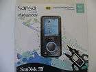 SANDISK SANSA E260R 4GB  PLAYER RHAPSODY MicroSD NEW