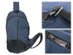   Black Canvas Backpacks Sling Bag Fashion Zipper Satchels AC03c  