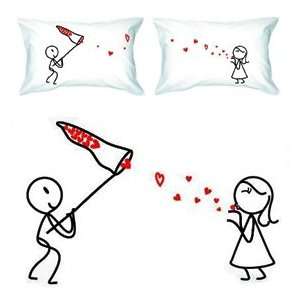  BoldLoft Catch My Love Couple Pillowcases Romantic 