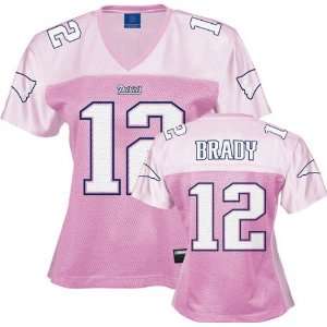  Tom Brady Pink Reebok Fashion New England Patriots Womens 