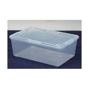  Iris Plastic Storage Box   5.4 Qt   Set of 4 (Clear) (4.33 