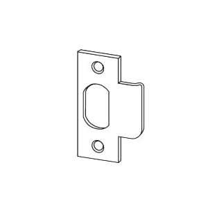   Bronze T Strike Plate for Brass Accents Knob and Lever Sets D09 C0090