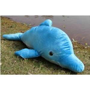   Blue Dolphin Soft Toy?stuffed Plush Animal Cushion Hold Pillow Stuffed