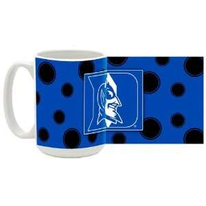    Duke Blue Devils Polka Dot 11 oz Ceramic Mug