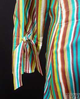 NWT $128 Tommy Bahama Striped Shirt Dress New XS 0 2 4  