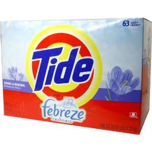   with Febreze Freshness, Powder, Spring & Renewal Scent, 63 Load Boxes