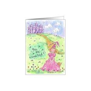 Birthday Party Pink Princess Castle Card Toys & Games