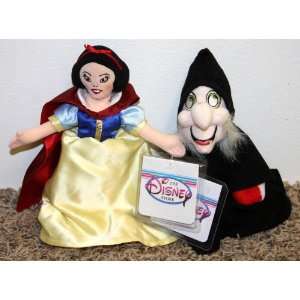   Snow White Princess and Poisoning Apple Witch Plush Bean Bag Dolls