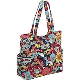 NWT Vera Bradley Pleated Happy Snails Tote bag handbag  