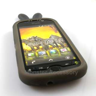 Grey Bunny Soft Skin Gel Silicone Case Cover For HTC myTouch 4G  