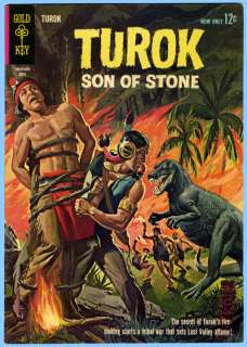 TUROK SON OF STONE # 32 Alberto Giolitti GOLD KEY 1963  