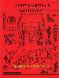 Southwest Motifs Aunt Marthas Transfer Booklet (8 pgs)  