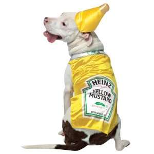 Lets Party By Rasta Imposta Heinz Mustard Pet Costume / Yellow   Size 