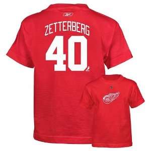  Reebok Detroit Red Wings Henrik Zetterberg Tee Sports 