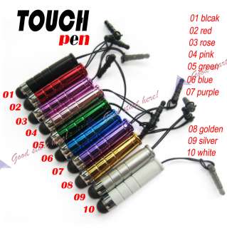 New 10 Colors MINI Stylus Touch Screen Pen For iPhone 4S 4G 3GS 3G 