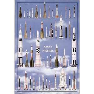  Space Rockets Poster