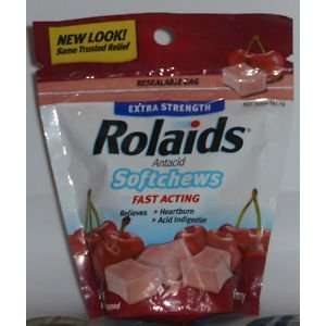  Rolaids Extra Strength Antacid Softchews, Cherry , 18 Chews 