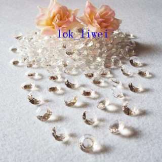 500 4ct 10mm Clear Diamond Confetti Wedding Decoration  