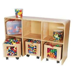  Korners for Kids Rolling Bin Storage Cabinet   48 x 14 1/4 