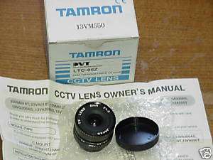 TAMRON 13VM550 (LTC 05Z) CCTV 8mm 50mm ZOOM LENS CAMERA  