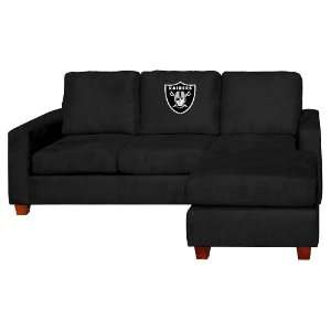 Home Team NFL Oakland Raiders Front Row Sofa  Sports 