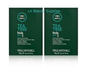 Paul Mitchell Tea Tree Body Bar Cleanser Soap  Set of 2 009531115986 
