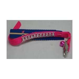   Pet Company 800 RH HP Hot Pink Safety Cat Collar W/ Bell 3/8 X 10 Inch
