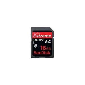 16GB SanDisk Extreme SDHC HD Video Memory Card Class 10   30MB/s for 