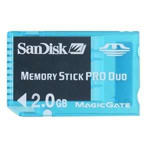 com SanDisk 2GB Gaming Memory Stick PRO Duo. SDMSG 2048 BR MS PRO DUO 