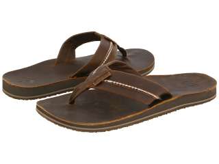 REEF BONZER MENS LEATHER THONG SANDAL SHOES ALL SIZES  