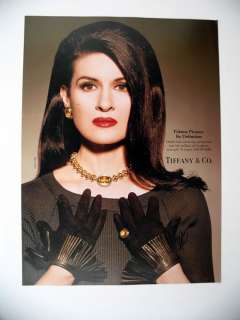 Tiffany Paloma Picasso Gold Jewelry 1993 print Ad advertisement  