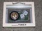 nib waterbury timex clock roulette craps dice 