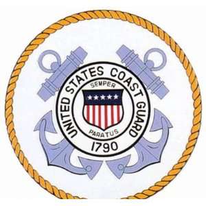  U.S. Coast Guard Seal. Aircraft Model Mahogany Diecast 3/4 
