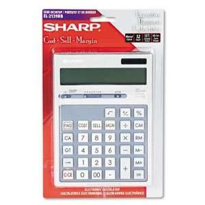  Sharp EL 2139HB Compact Desktop Calculator, 12 Digit 