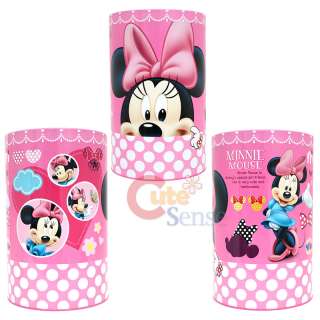 Disney Minnie Mouse Tin Trash Can Bin Set 3