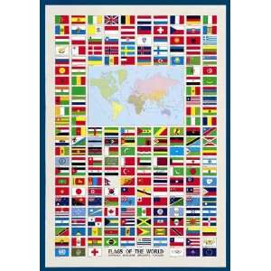  Flags Of The World Chart by unknown. Size 27.00 X 38.00 