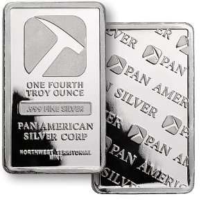  Pan American 1/4 Ounce Silver Bar 